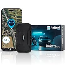 Salind 20 4G, Tracker GPS per Auto, Barche e Altri Veicoli, Localizzatore con App, Magnete Integrato, Batteria a Lunga Durata (Fino a 180gg in Modalità Standby) e Monitoraggio in Tempo Reale