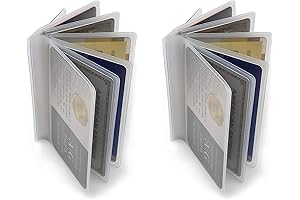 Clear Premium Quality Wallet Inserts - Set of 2