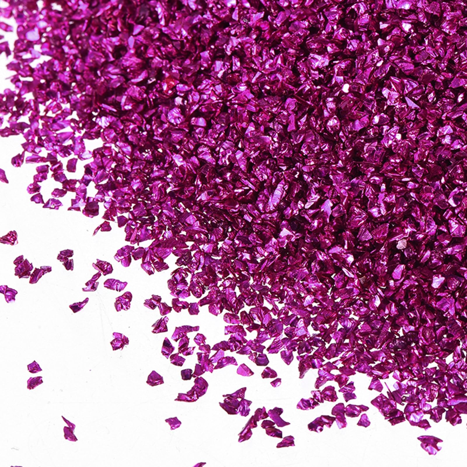 sourcing map Crushed Glass for Resin Art, 150g Small Irregular Metallic Chunky Chips Small Broken Crushed Glass Glitter Pieces for Crafts DIY Vase Filler Jewelry Making Decor, Dark Purple
