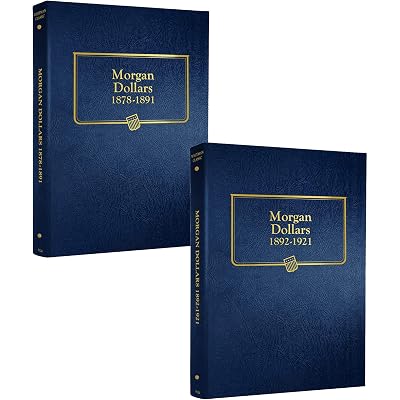 Whitman US Morgan Dollar Album Two Volume Set 1878-1921#9128 and #9129