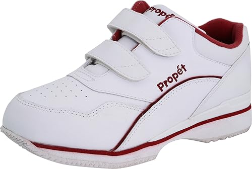 Propét Women's Tour Walker Strap II Sneaker,Sport White,7.5 X (US Women's 7.5 EE