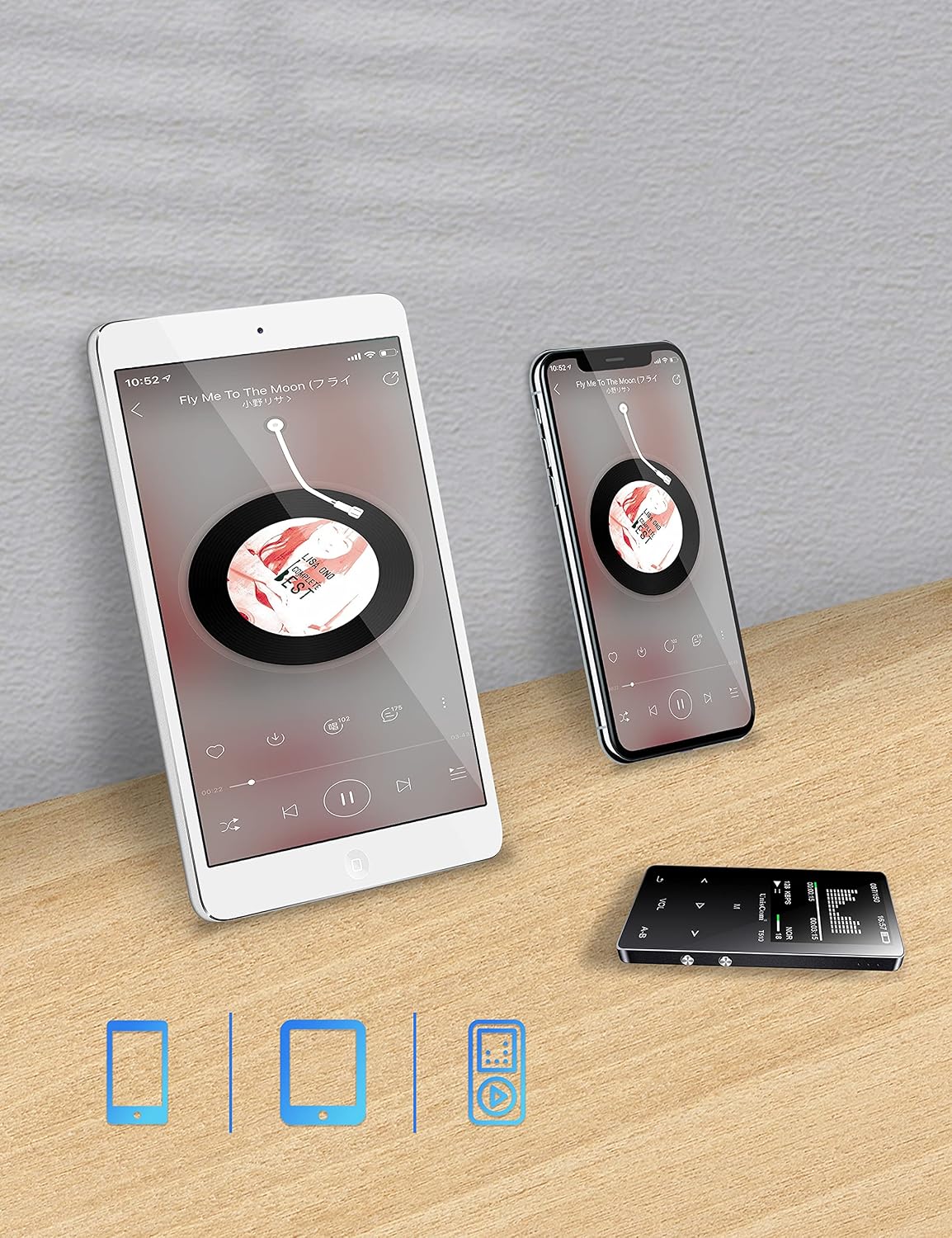 Elook Car Cassette Aux Adapter for Phone, White