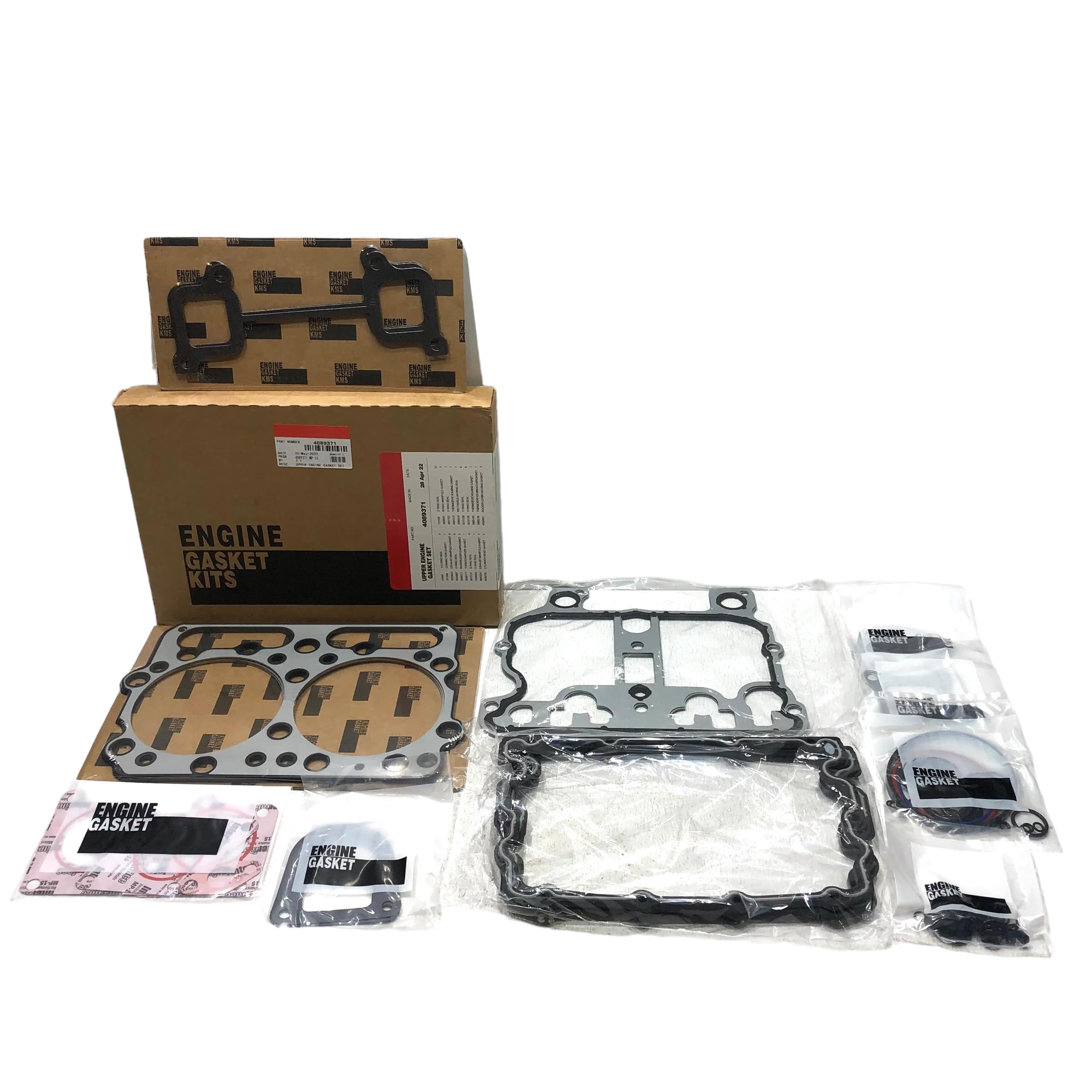 Upper Head Gasket Set for Cummins N14 CELECT 4089371 4024928, 3803716 3804287