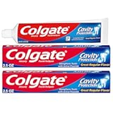 Cavity Protection Toothpaste with Fluoride - 2&period;5 ounce &plus; 60&percnt; Free - 2 Pack