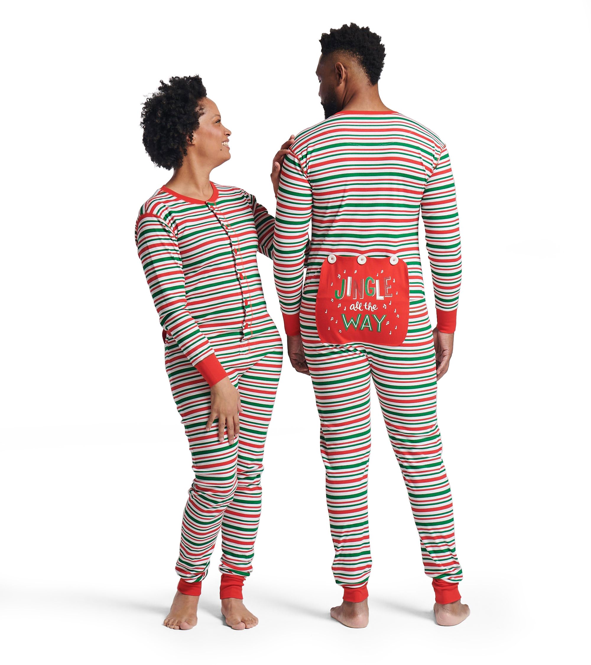 Little Blue House Family Union Suit Pyjamas, The Christmas Type, X-Small