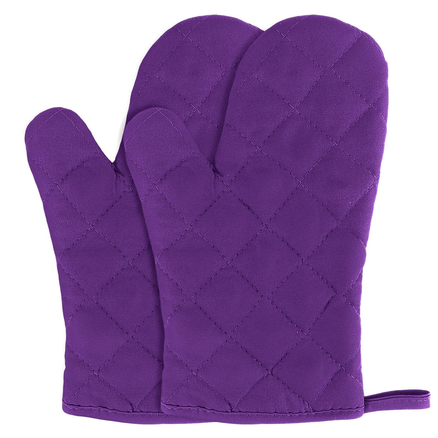 Wznnlt Purple Oven Gloves Heat Resistant Oven Gloves Oven Mitt For Cooking, Frying, Baking