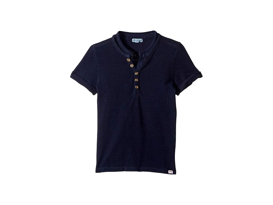 

Appaman Kids Hilltop Henley (Toddler/Little Kids/Big Kids) (Indigo) Boy's T Shirt, Blue