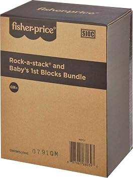 Fisher-Price Babys First Blocks & Rock-a-Stack Toy Set