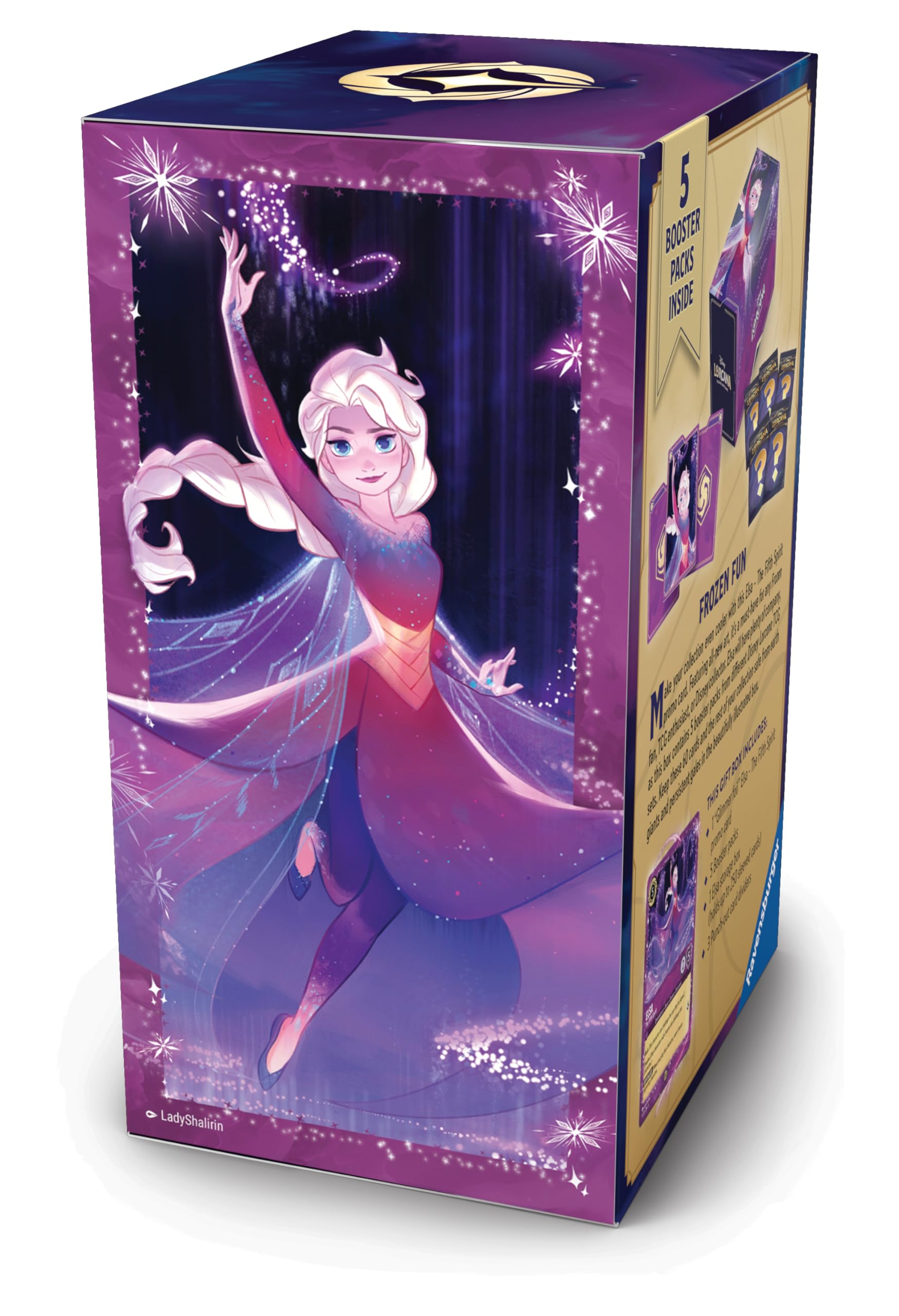 Disney Loracana トレーディングカード 5ボックス Amazon.com: Ravensburger Disney Lorcana TCG: Elsa Gift Box – 5