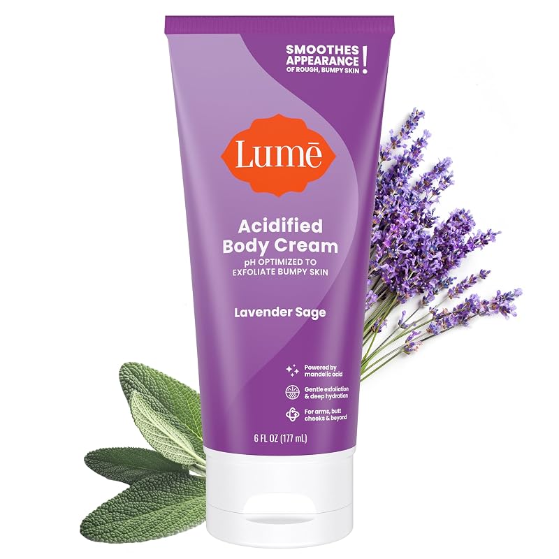 Creme corporal acidificado Lume com fragrância Lavender Sage, sem parabenos e lanolina, 170 g