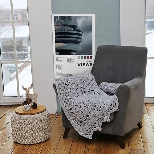 Miniatura 5 de Póster de drake para colgar en la pared, para decoración de pared, para dormitorio, universidad, oficinas, regalos, etc. (sin marco, 12 x 18