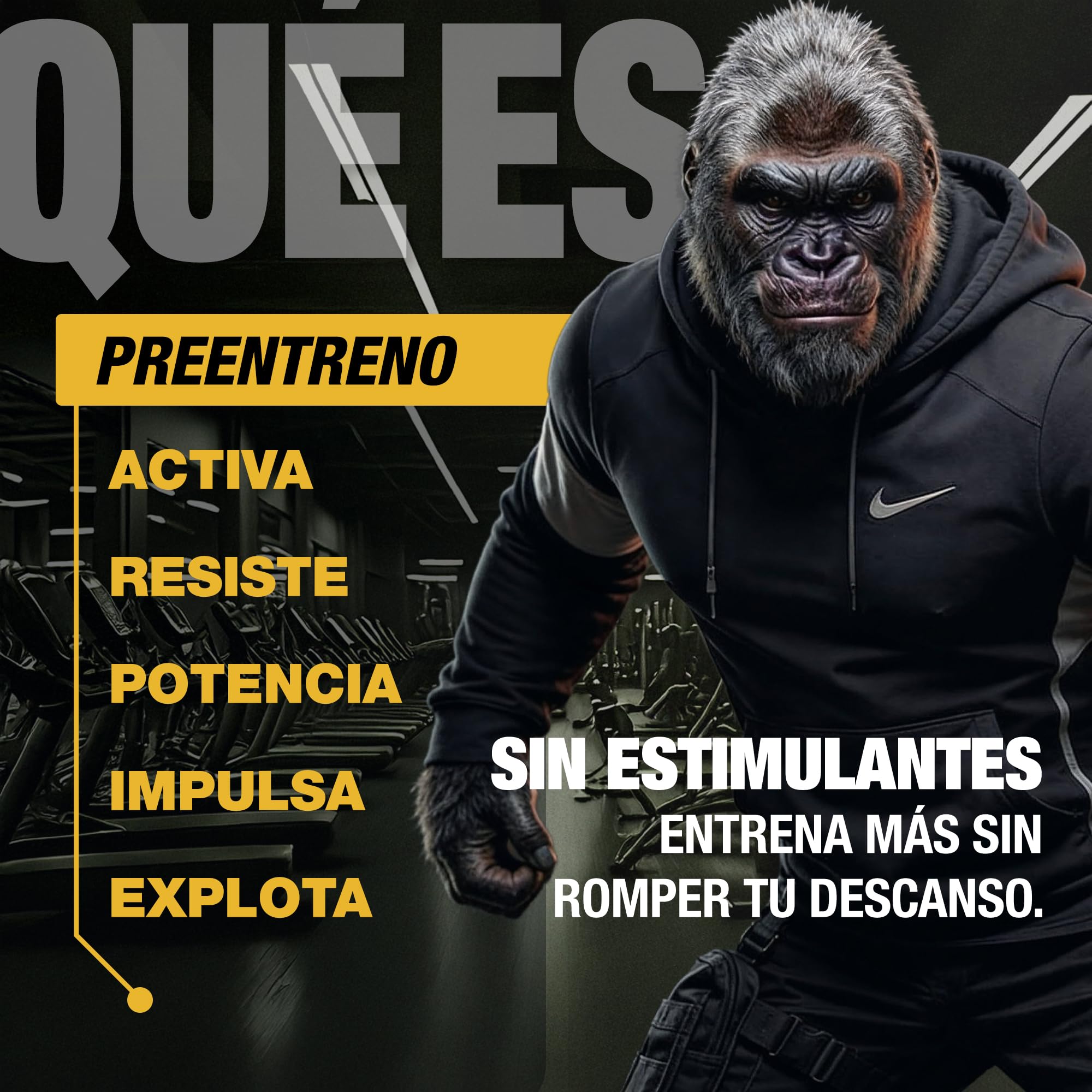 Pre Workout Sin Cafeína Moonstruck II Zero Zoomad Labs 540g – Preentreno Natural para Gimnasio con Óxido Nítrico, Pump Extremo, Fuerza y Resistencia – Energía sin Estimulantes Candy Coke