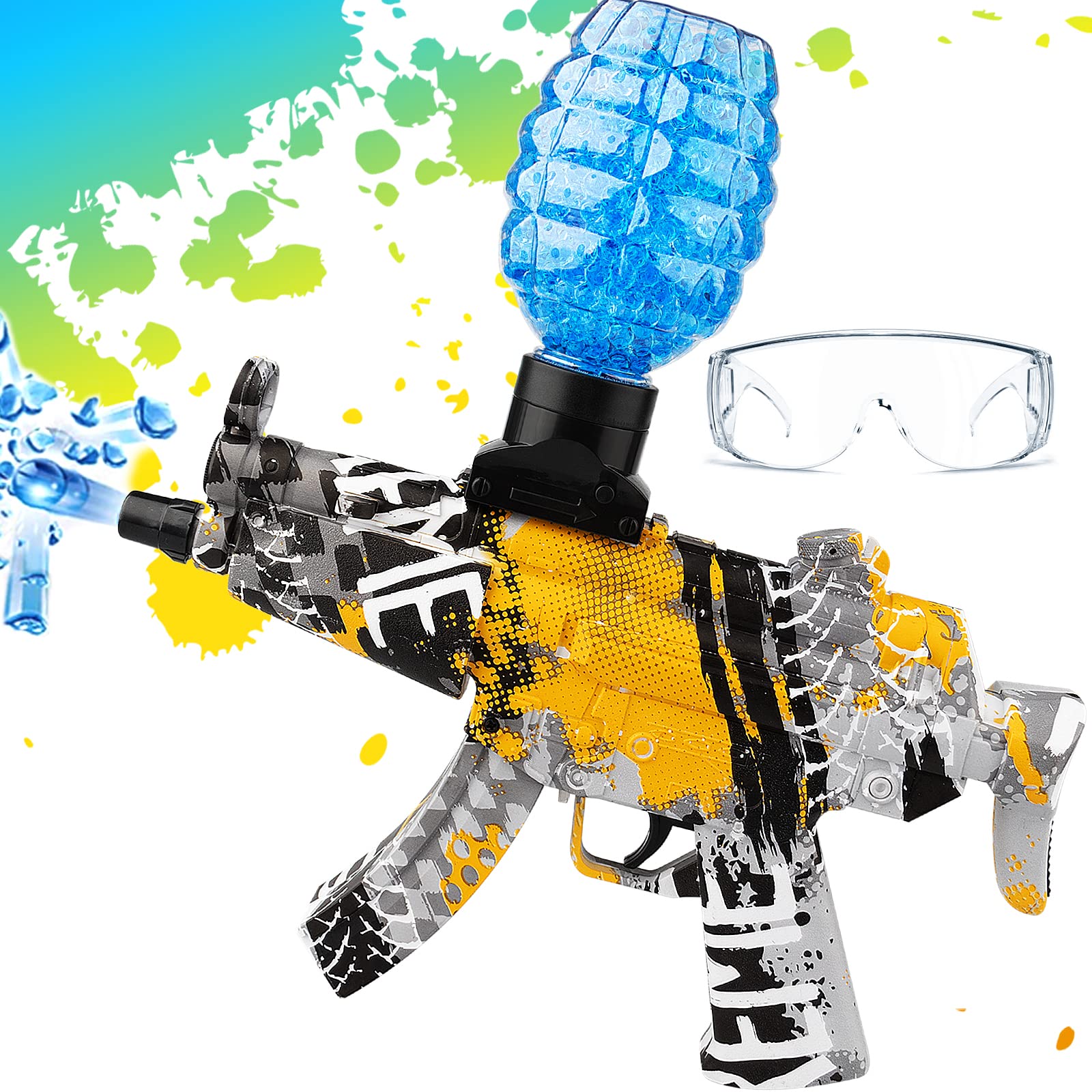 Buy Maisiny Electric Gel Ball Blaster Mp5 Automatic Splatter Ball