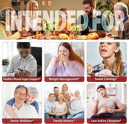 Miniatura 3 de Blood Sugar Complex Support  20+ Herbal Ingredients with Cinnamon, Berberine, Bitter Melon & Mulberry Leaf  Metabolism & Energy Wellness Formula