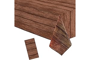 Irenare Wood-Style Tablecloth - Enhance Your Table Decor with Rustic Charm