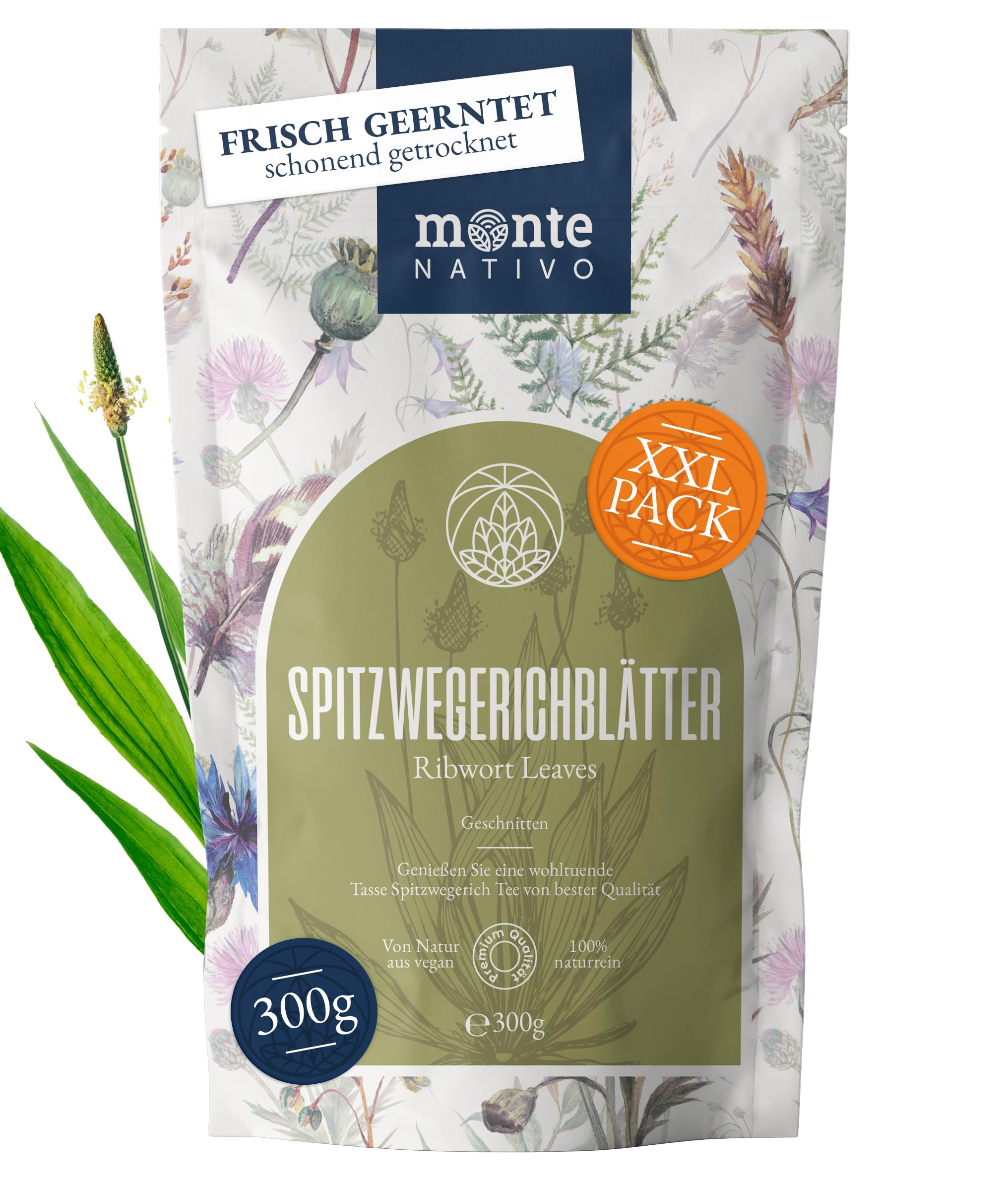 Lemon Balm Tea Monte Nativo (300g) - Gently Dried Lemon Balm Leaves - Aromatic and 100% Pure and Natural Loose Leaf Herbal Tea Without Additives - As a healthy, refreshing infusion — view 36