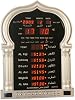 Al Harameen Azan Clock Large For Home Or Masjid With Led Display Gold Gold