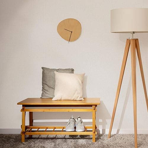 Miniatura 6 de Akywall Papel de contacto beige texturizado, papel tapiz de lino autoadhesivo extraíble para despegar y pegar, papel de vinilo impermeable para