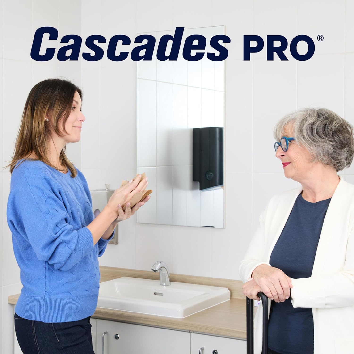 Cascades PRO Select Strong and Absorbent Hand Papertowels - Suitable for most universal dispensers - Paper Towel Rolls Bulk - 800 Sheets/Roll, 6 Rolls/Box - H085- Natural Brown