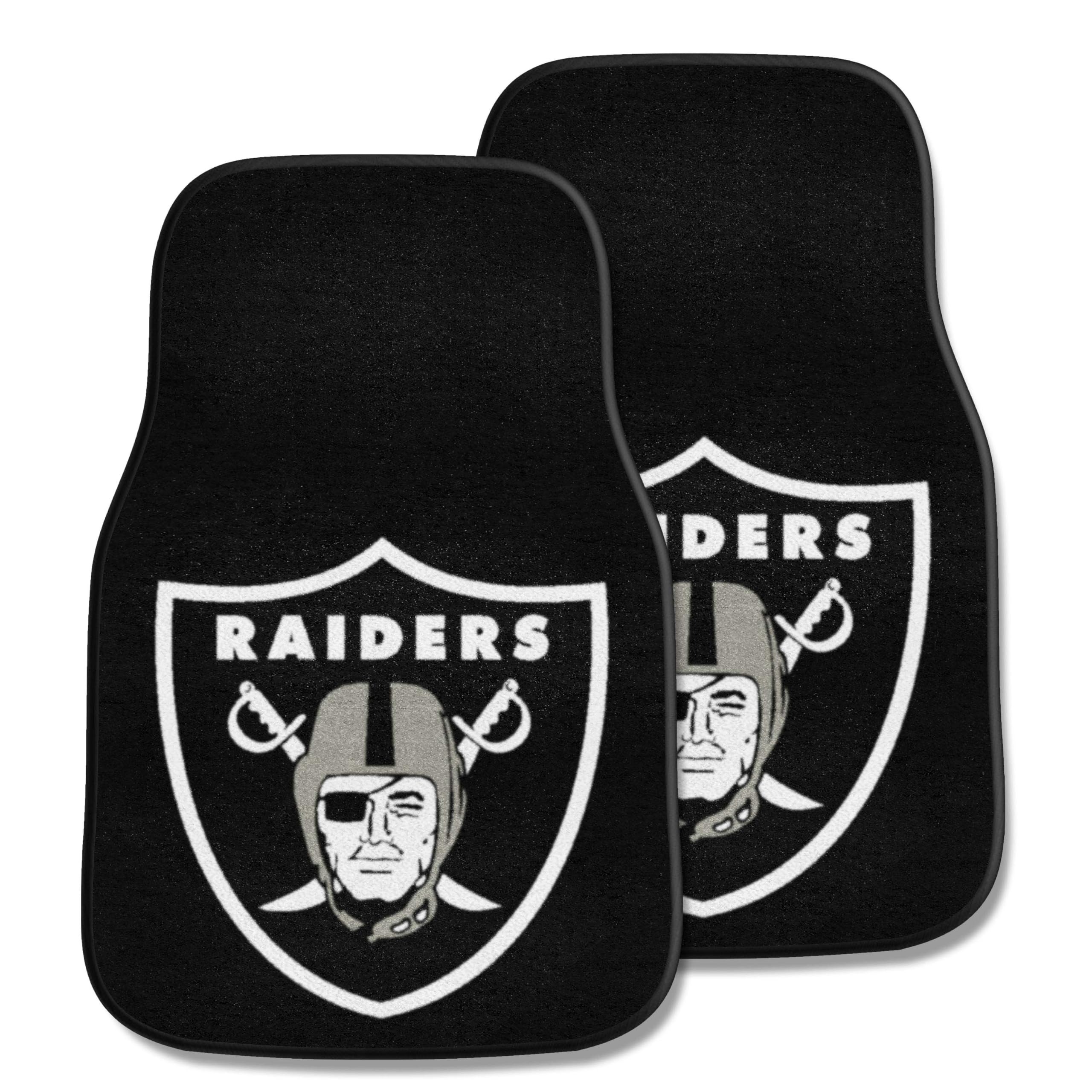 Fanmats Nfl Las Vegas Raiders Carpet Car Mat Set 846104059342