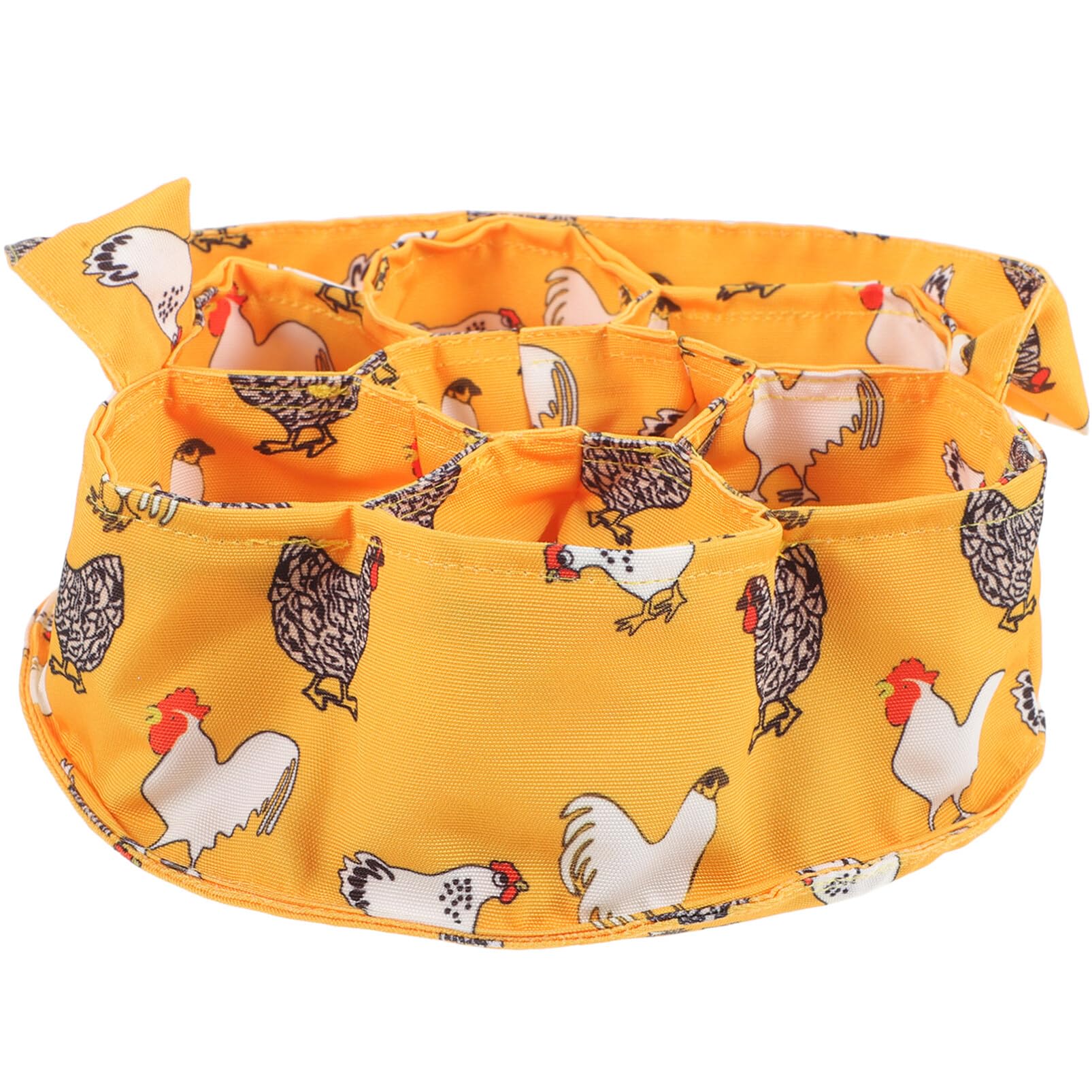 Cabilock Countertop Egg Holder Egg Bowl Egg Storage for Countertop Hens Egg Bag Fresh Egg Storage Egg Pouch Basket Egg Transporting Storage Chicken Egg Collector Bulk Small Basket Canvas