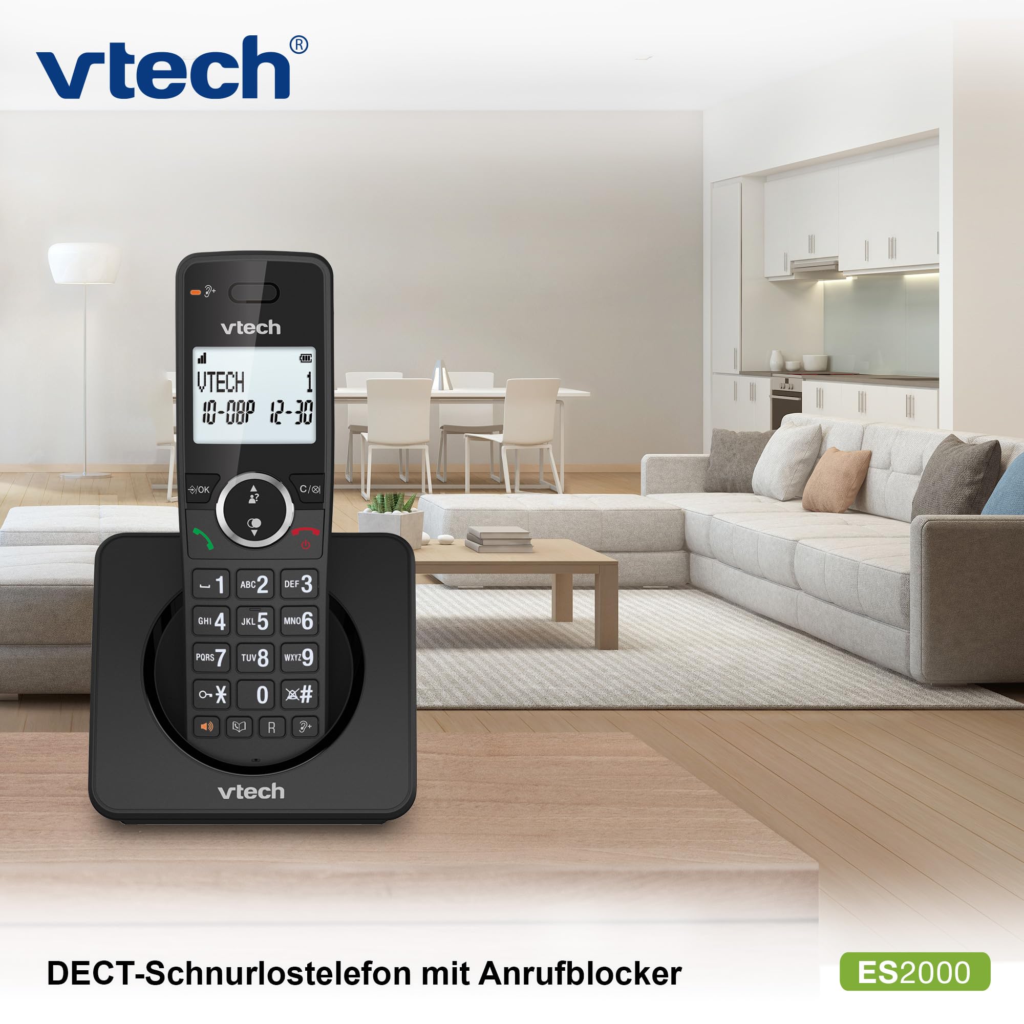 Telefono DECT VTech ES2000 Call Block Volume Adjustment - Dettaglio