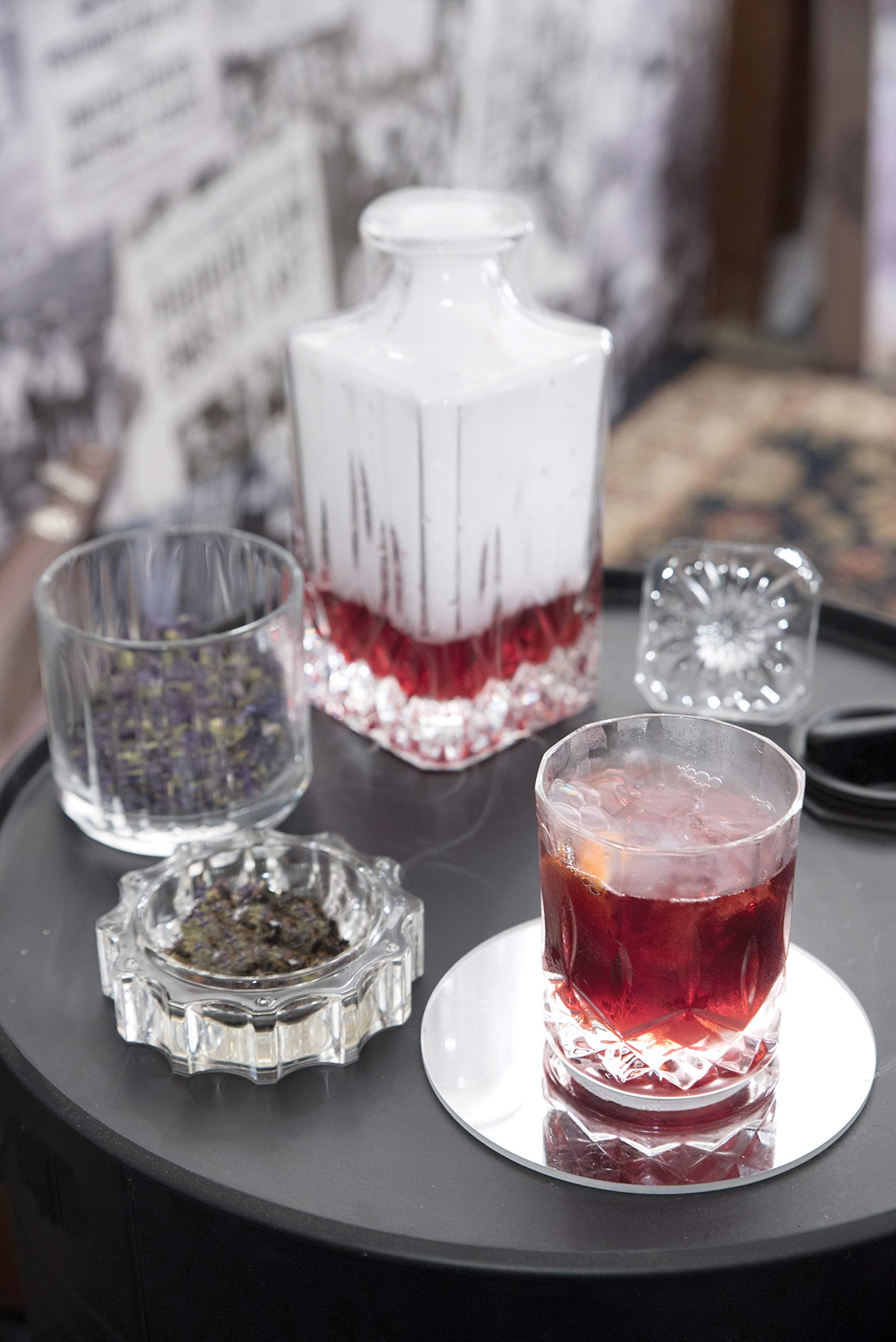 Lorren Home Trends Loren Home Trends Opera Doble Moda Antigua, Cristal, Transparente