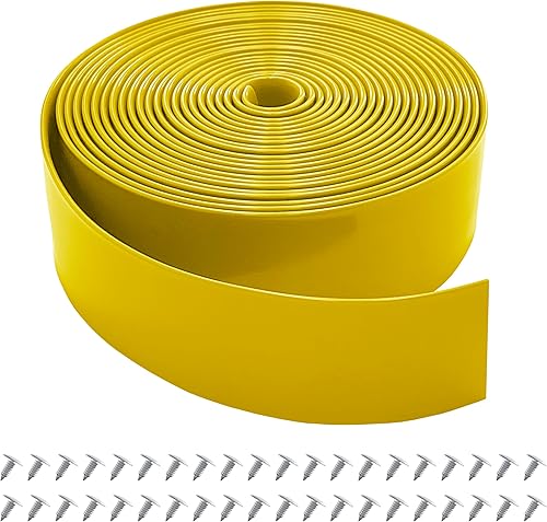 Lumpro Correas de vinilo para reparación de sillas de patio, correas de repuesto de 2 pulgadas de ancho y 20 pies de largo + 40 remaches gratis para