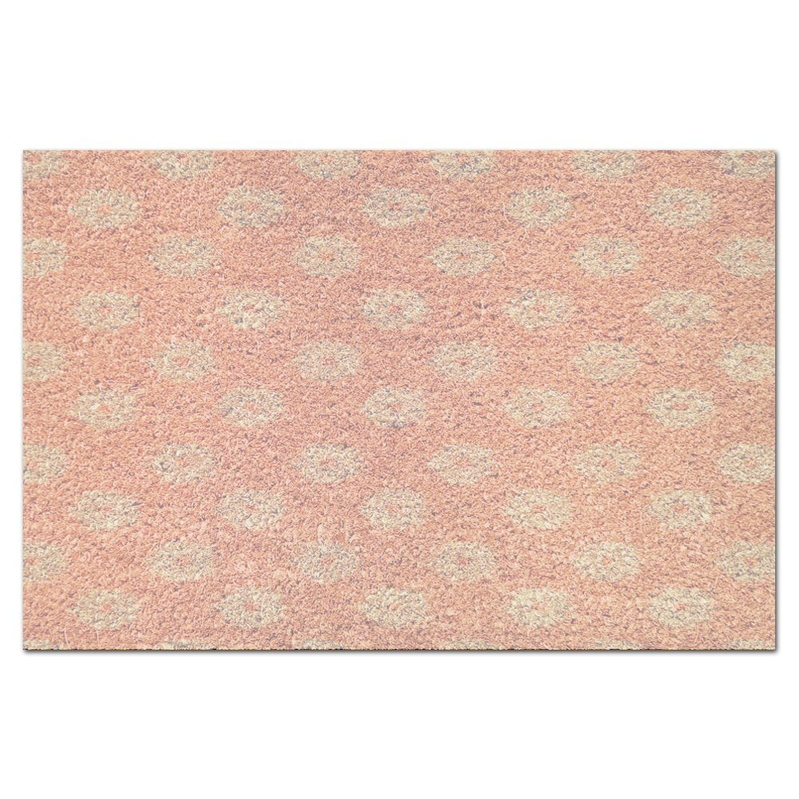 Tapis d'extérieur Timur bleu ciel en fibre de coco 40x60 cm pour entrée de maison