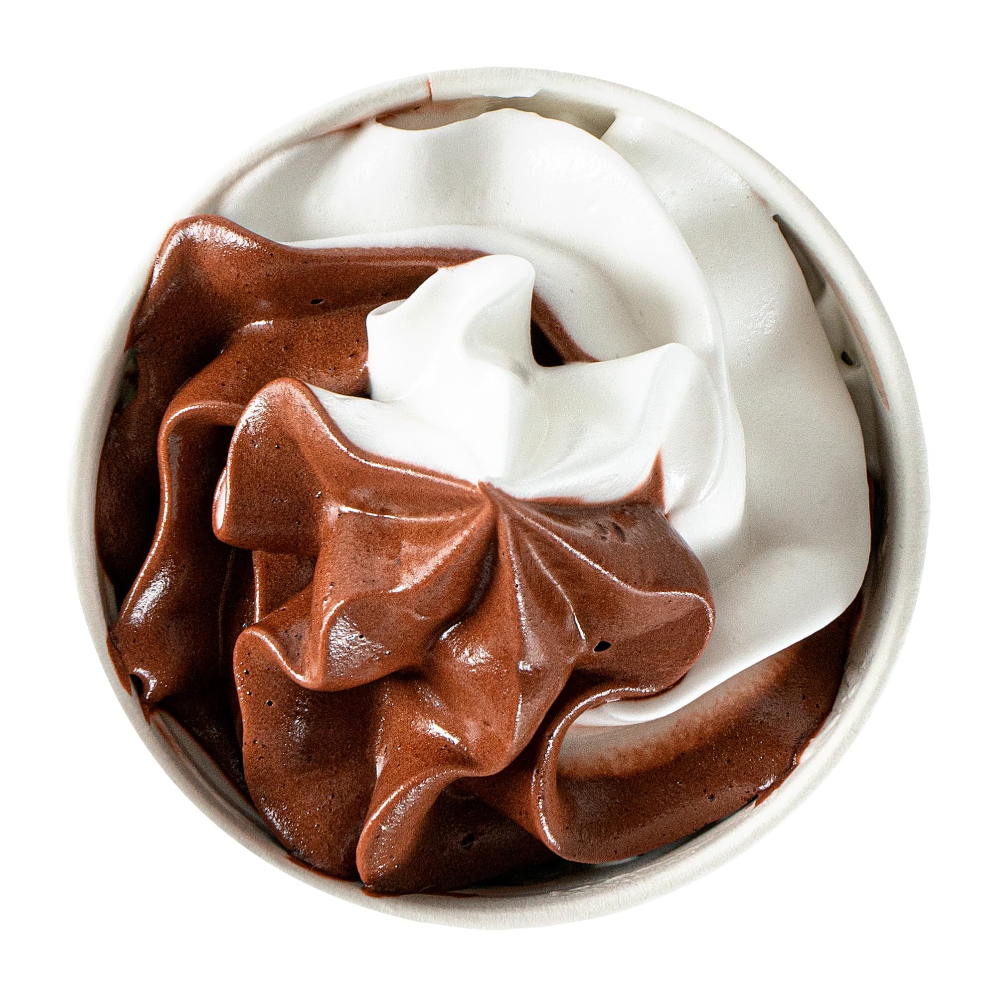 Restaurantware Coppetta - Vasos de postre de 4 onzas, 50 vasos desechables para helado, tapas se venden por separado, cuencos de papel francés para yogur congelado, para alimentos fríos y calientes