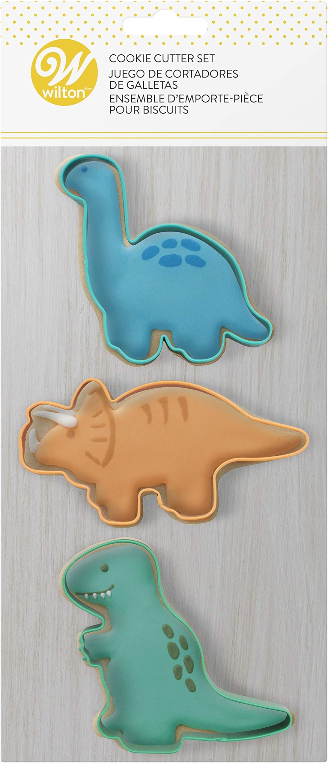 WiltonCookie Cutter 3/Pkg-Dinosaurs -23080292