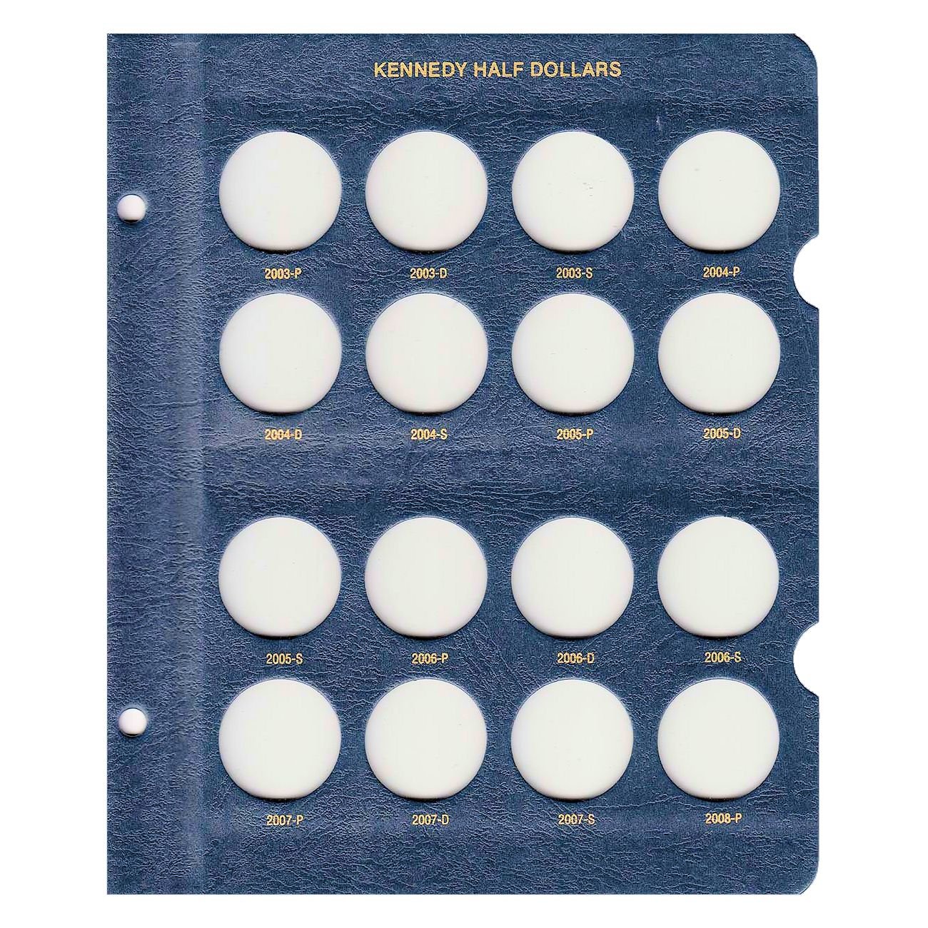 Whitman US Kennedy Half Dollar Coin Album 2003 - 2018 #1974