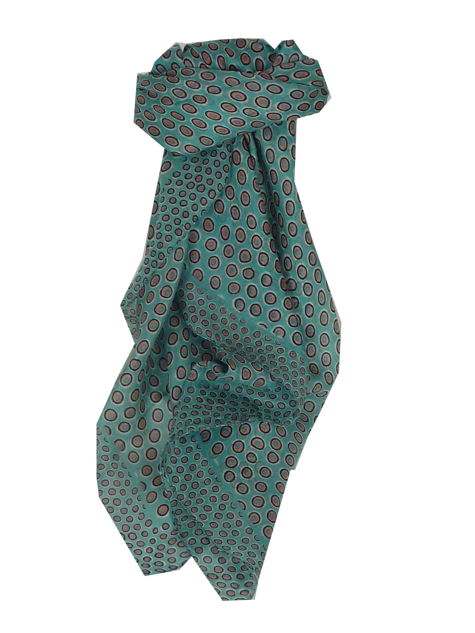 Pashmina & Silk Mulberry Silk Contemporary Square Scarf Padra Teal
