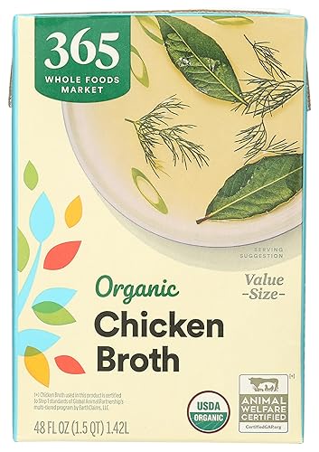 365 by Whole Foods Market, Caldo de pollo orgánico, 48 onzas líquidas