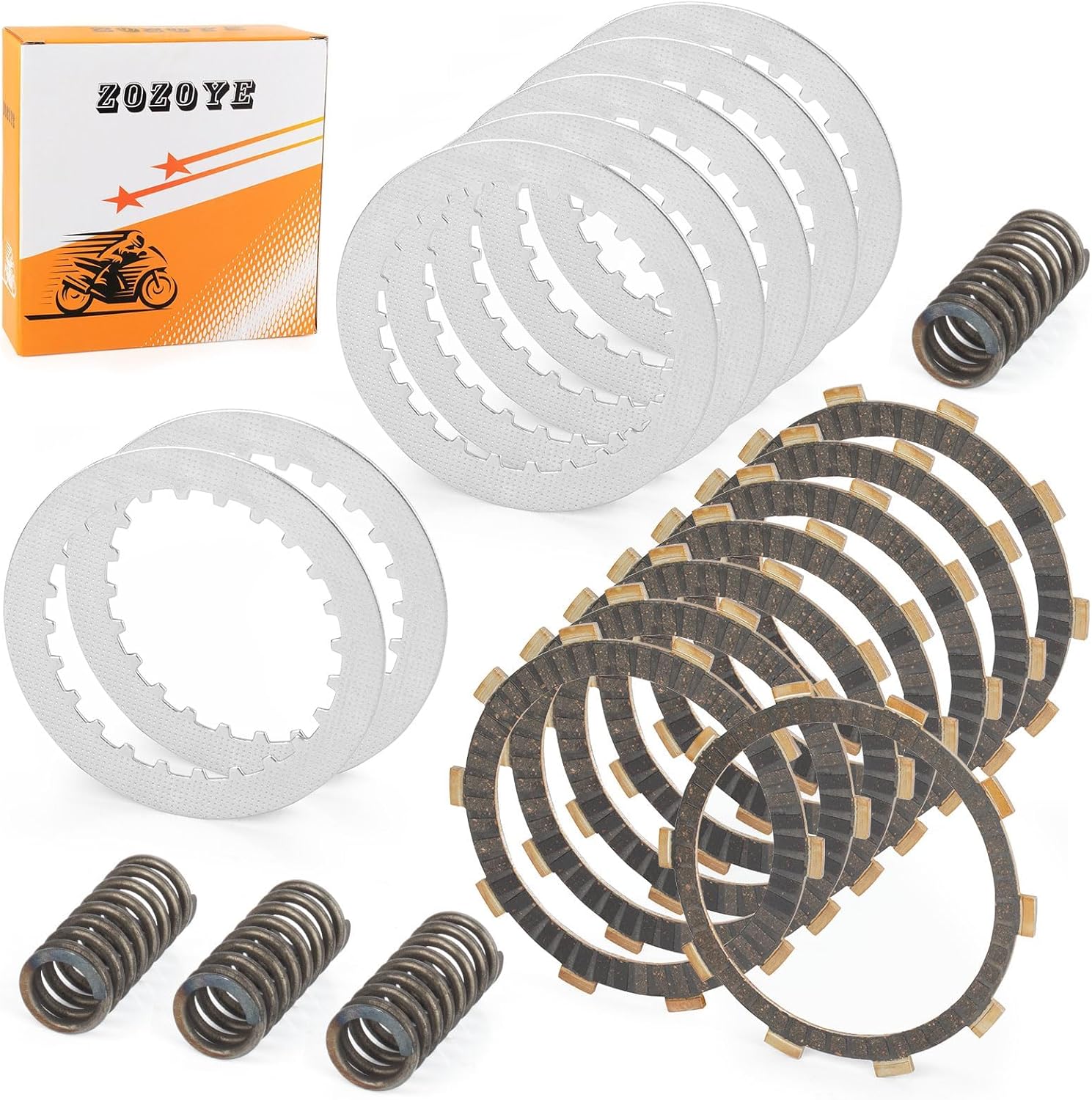 Heavy Duty Clutch Friction Plates & Spring Kit 2004-2024 for Honda VT750C CS CA C2B C2F C2S C2 CBS Shadow Aero Spirit