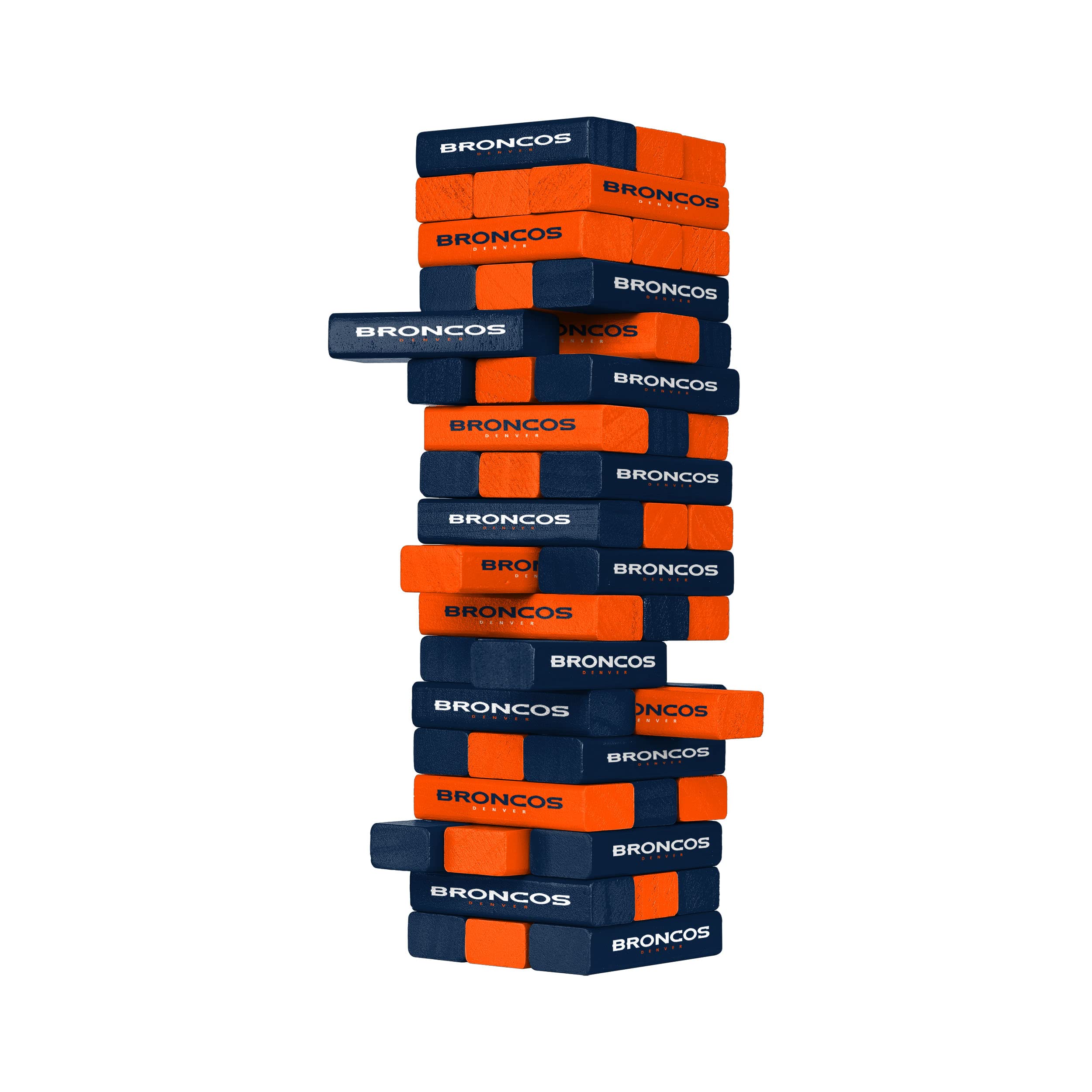 FOCO NFL Unisex-Adult NFL Team Logo Stackable Blocks Game