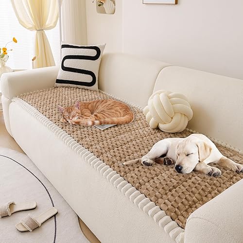 Miniatura 11 de HANDONTIME Funda para Sofá de Mascotas Mullida, Fundas de Sofá para Mascotas, Fundas de Sofá para Perros, Protector de Sofá Lavable para Perros,