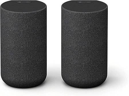 (Refurbished) Sony SA-RS5 Wireless Rear Speakers with Built-in Battery for HT-A7000, Black
