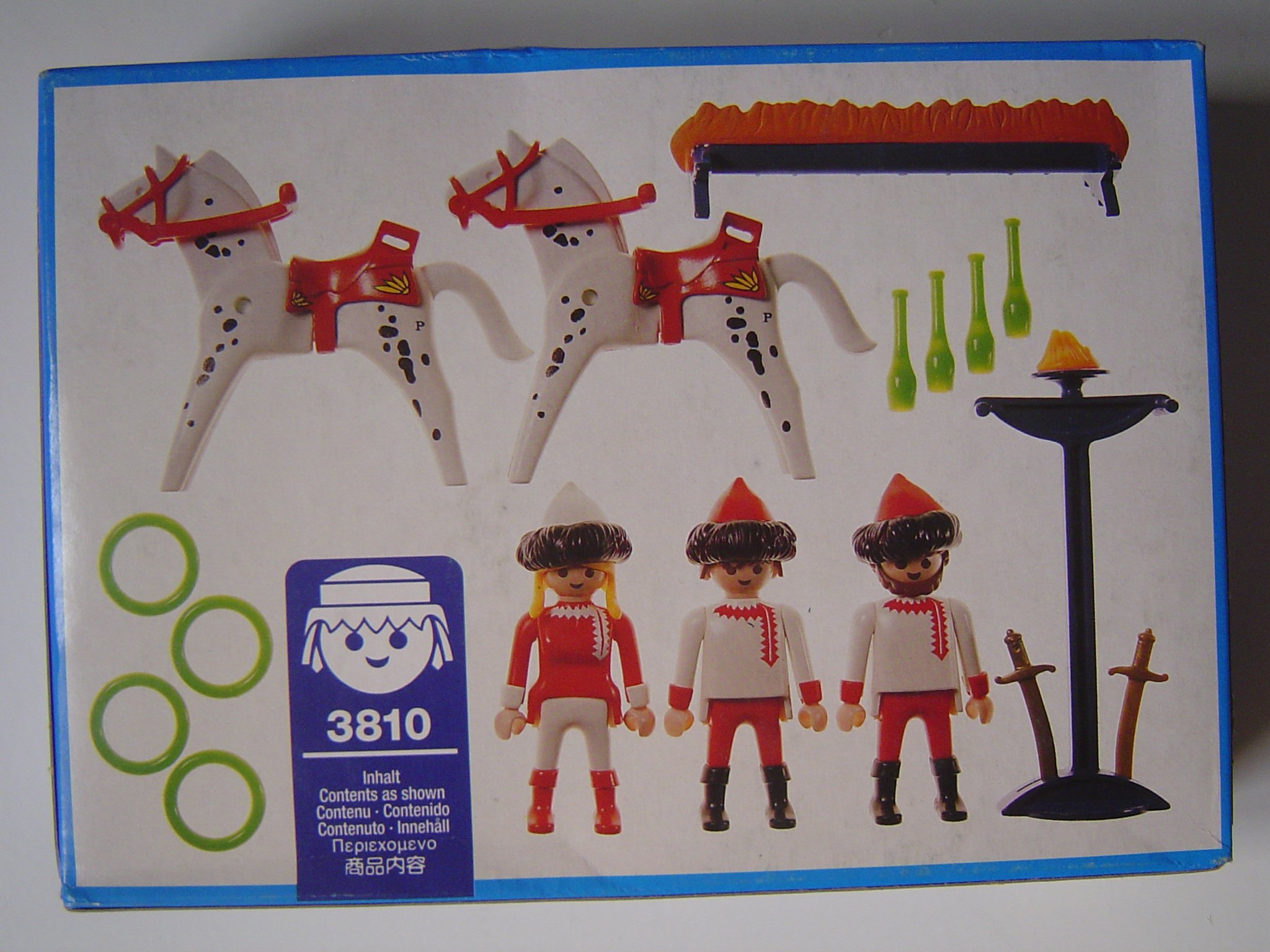 Playmobil Plaque de sol Rouge Cirque Romani 3720