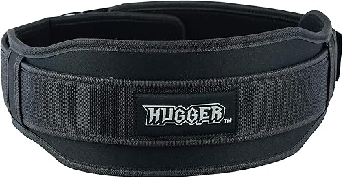 Hugger - Cinturón de neopreno para levantamiento de pesas para hombre, para gimnasio o ejercicio físico