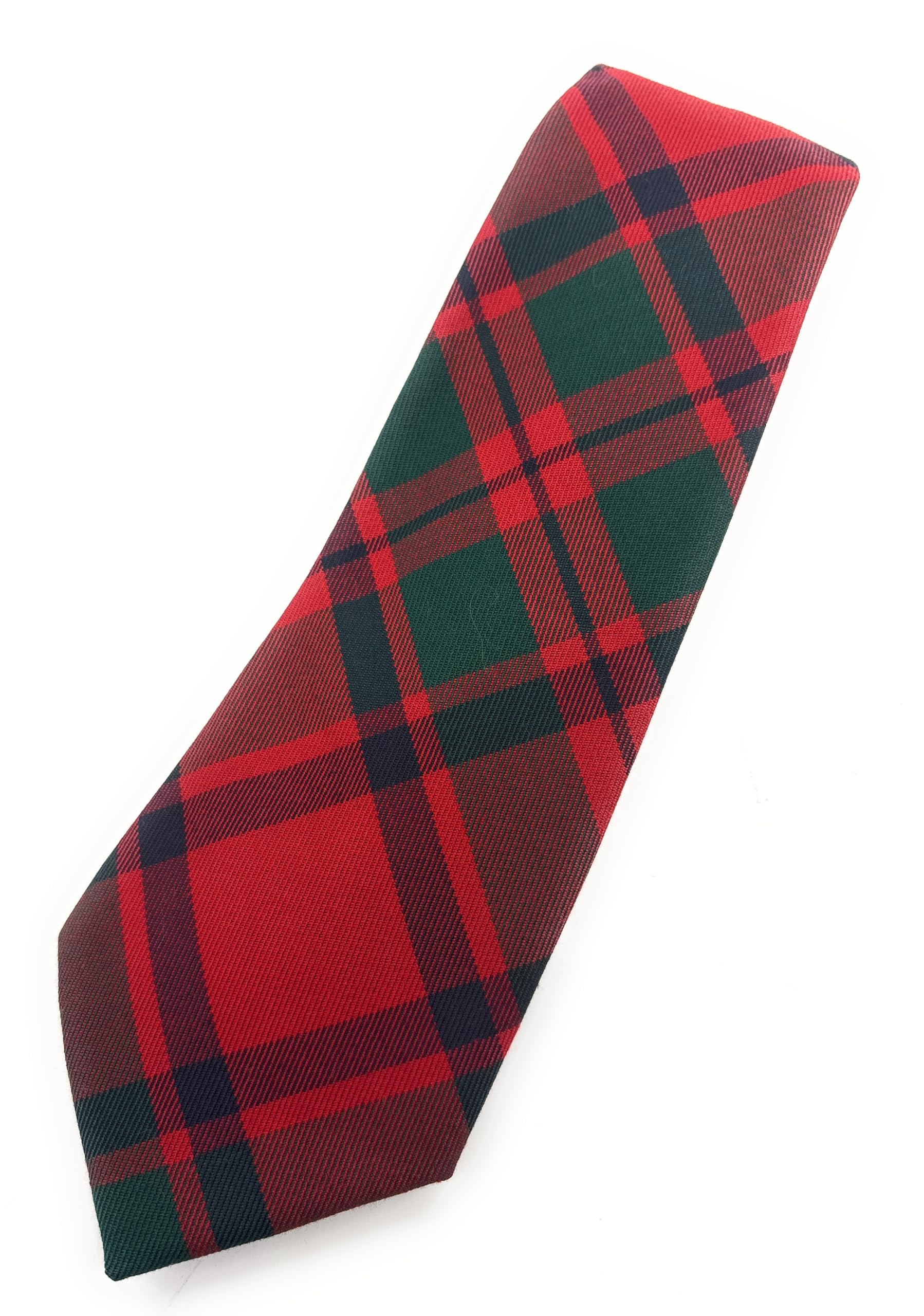 Scottish Tartan Necktie, Traditional Clan Pattern, Made in Scotland, Multiple Tartans Available (MacIntosh)
