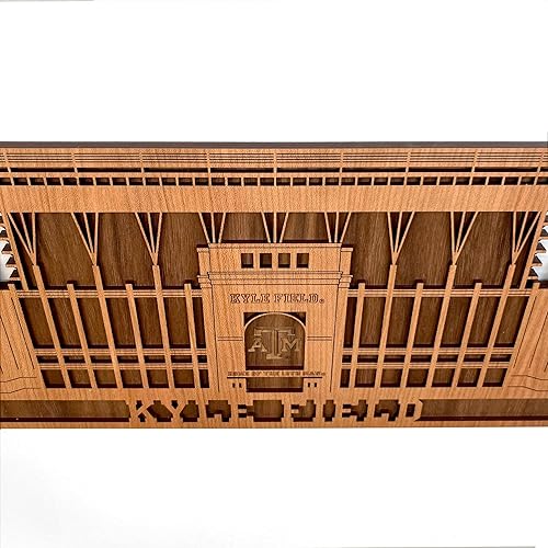 Miniatura 5 de Inspired Indigo Kyle Field - Arte de pared de la Universidad Texas A&M, Aggies, con licencia oficial, decoración colgante de fútbol TAMU para cueva