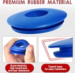 LEONTOOL 30Pcs Glad Hand Seals Rubber Gladhand Seals Washers Round Elastic Grommets Gaskets for Semi Trucks Trailers Tractors Brake Air Hose (10Pcs Red, 10Pcs Blue, 10Pcs Black)