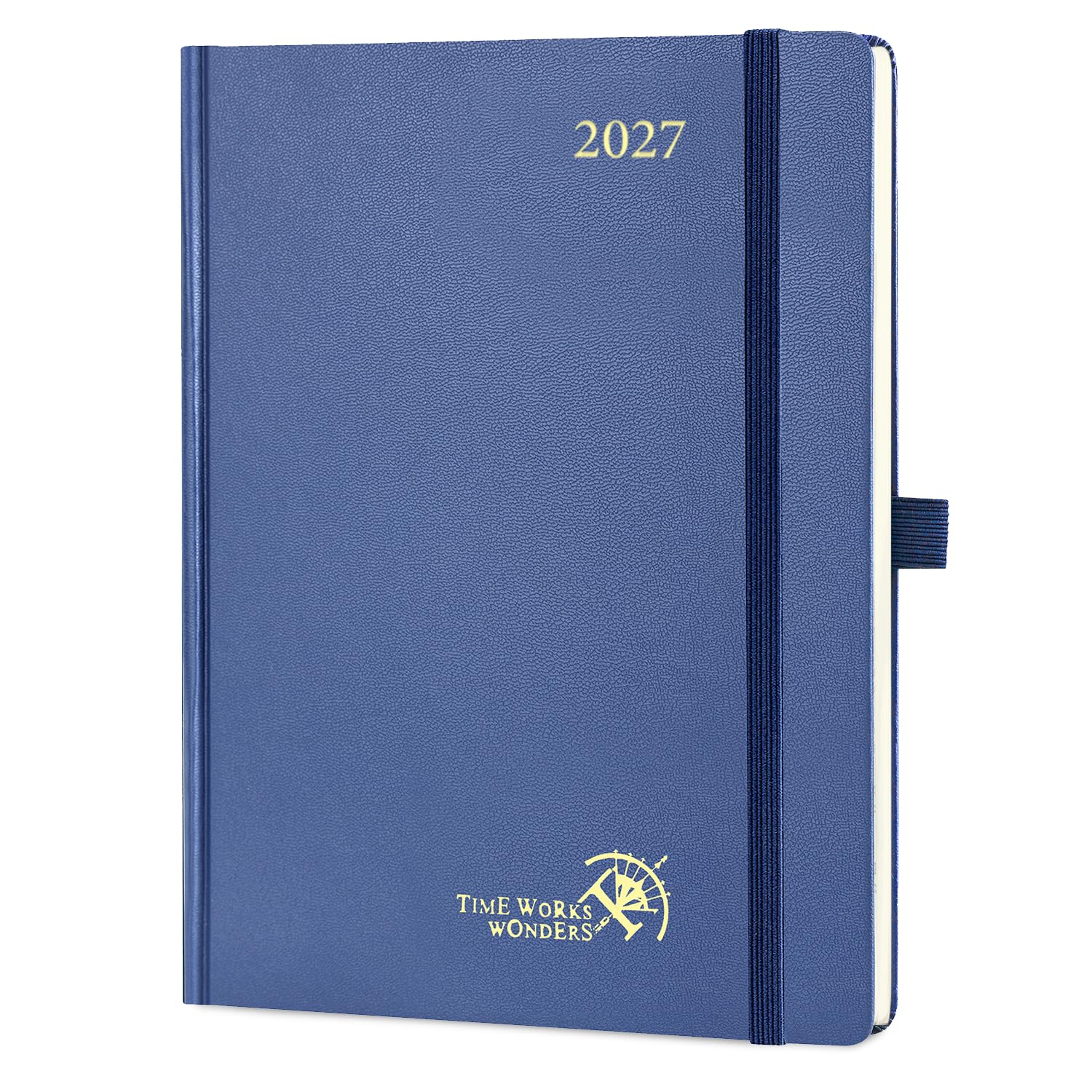 POPRUN 2027 Diary A5 Week to View – Hardback, Vertical Weekly Planner