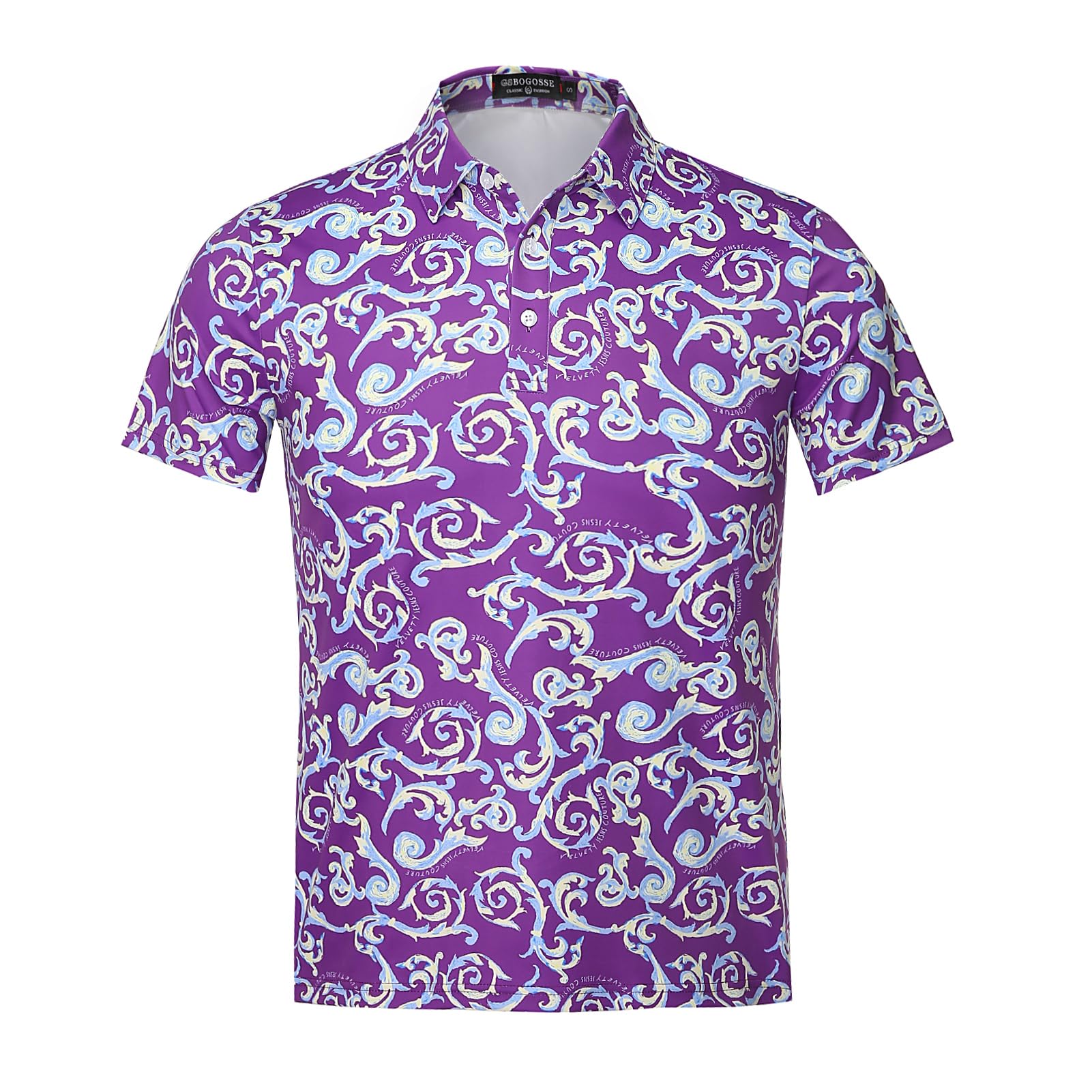 GSBOGOSSE Men's Golf Standout Performance Moisture-Wicking Technology Golf Polo Shirts