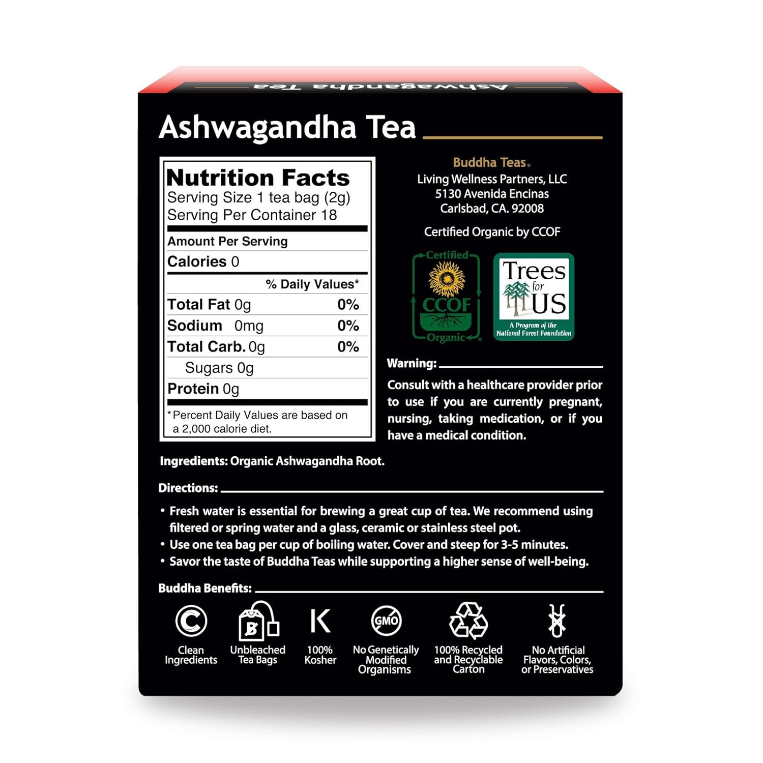 Buddha Teas Organic Brain Health Tea Bundle