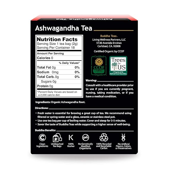 Buddha Teas Organic Brain Health Tea Bundle