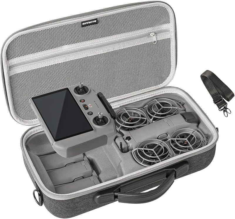Estuche de transporte para accesorios DJI neo 2, bolsa de viaje portátil para DJI neo 2 Fly More Combo, compatible con el control a distancia RC 2 y 6 baterías de vuelo inteligentes