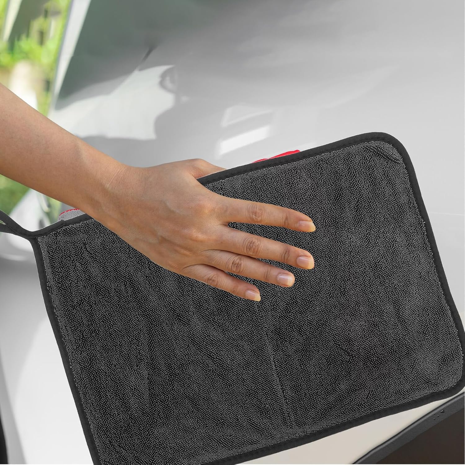 5pcs Microfiber Car Wash Cloths 30x40cm Thick Absorbent Wash Rags for Automotive Interior Exterior Detailing and Window Drying
