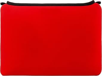 VanGoddy 14 Inch Red Slim Laptop Sleeve | Water Resistant Neoprene Carry Case Compatible with Envy 14, VivoBook S14,